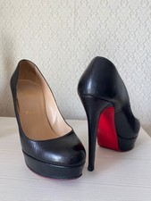Christian Louboutin Schuhe Pumps Bianca Leder schwarz EU 38,5 US 8,5