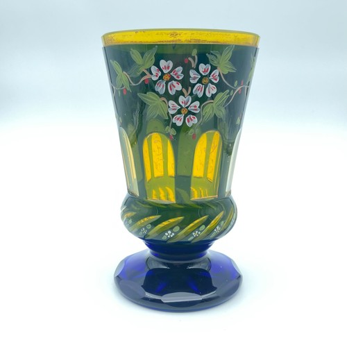 Böhmische vase blauer - böhmische,