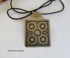 Tuareg Berber ethnisch SILBER Amulett antik Marokko