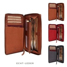 Reisebrieftasche Echt Leder