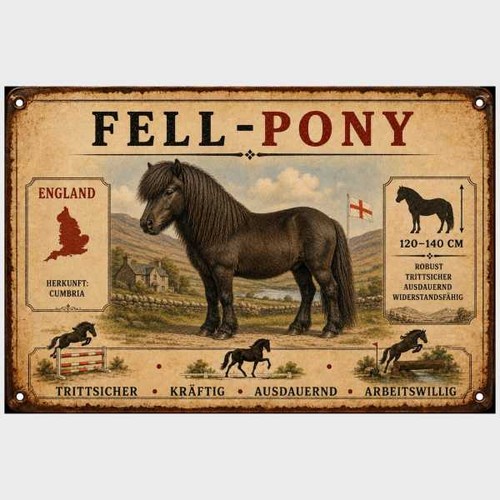 Blechschild fell pony - blechschild, fell-pony