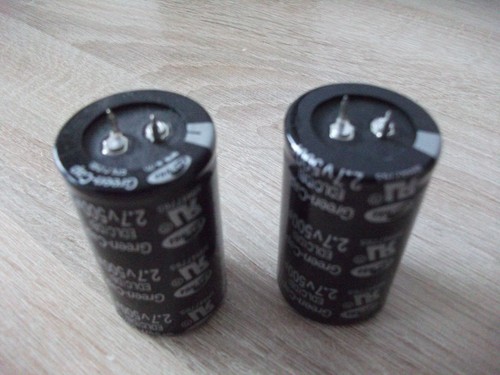 Superkondensator 7v 500f - 2x,