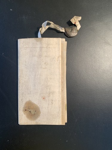 Pergament urkunde 1598 - pergament,