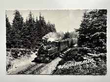 AK Dampflokomotive Eisenbahn Reichsbahn Harz ? Brocken ? ungelaufen P1