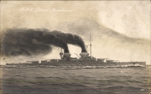 Deutsches kriegsschiff sms - ak, kriegsschiff,