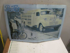 schönes Schild Metallschild Reklameschild Pepsi-Cola Blechschild Nostalg Werbung