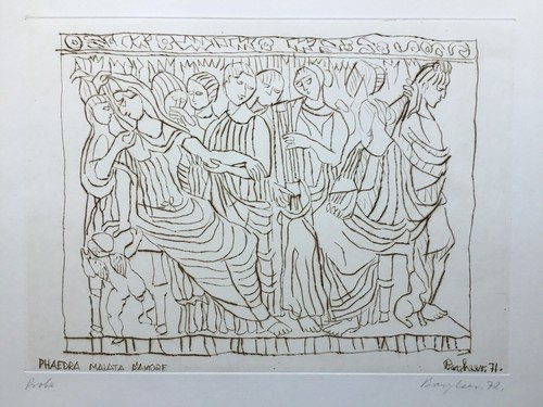 Eduard bargheer radierung - eduard,