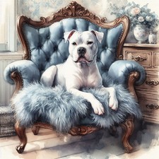 Wandbild Pitbull Hund