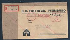 108331) Eilb.-Reco - Päckchen 195x RZ Flensburg AFS 180PF Pott Rum, R!