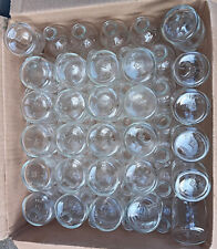 63x Flaschen Gläser Set Konvolut 60ml Mini Glasflaschen dickwandige Fläschchen