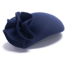 Teardrop Frauen Wollfilz Fascinator Floral Tam Beret Casque Cocktail Hut A566