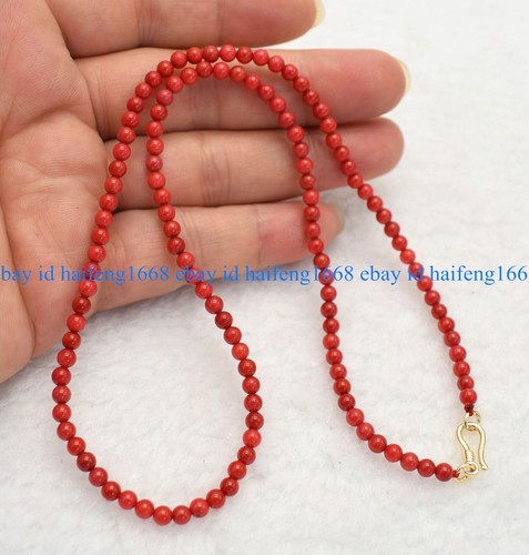 Kleine 4mm natürlich rot - kleine,