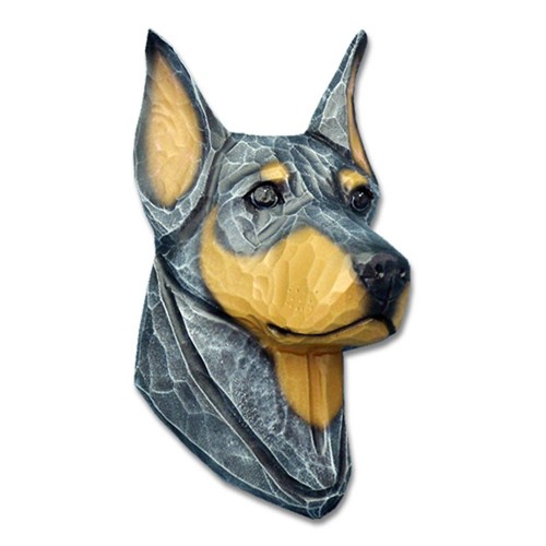 Dobermann pinscher kopf tafel - pinscher,