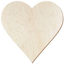 Holz Herz aus Birke natur