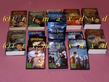 Harry Potter Band 1-7 Joanne K. Rowling _ Gebundene Ausgaben Bücher + 8 DVD's