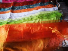 Bauchtanz Rundschleier mit Goldborde Orient ,Tanz Schleier