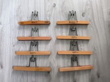 8 Hosenbügel Aus Holz Union 3 günstig Abzugeben. Zum hängen - Schrank