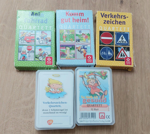 Konvolut kinder quartett - konvolut, 5x