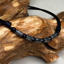 Mens Leather Chain Surfer