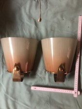 Wandlampe Leuchte Set Schlafzimmer Bett Lampe 50er 60er Jahre
