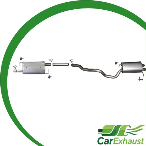 Edelstahl auspuff für - edelstahl, vw