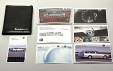 Skoda Octavia 1 1U 98-06 Bordmappe Bedienungsanleitung Serviceheft Handbuch