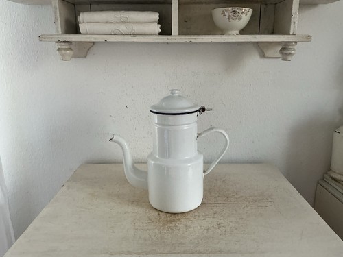 Alter emaille krug kanne - alter,
