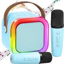 Karaoke Maschine Geschenke für Mädchen Mikrofon Kinder Karaoke mit 2 Mikrofon