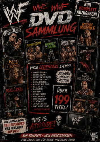 Wwe wwf dvd sammlung - wwf, dvd-sammlung