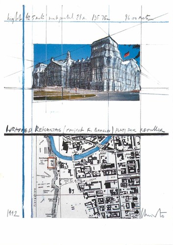 Wrapped reichstag - -,