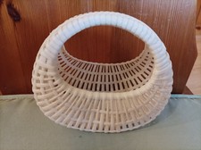 ?DDR Korb/  Einkaufskorb aus Plaste in weiß VINTAGE ? Kinder ? OSTALGIE 