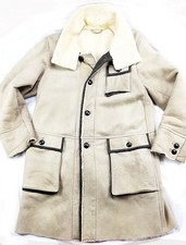 Meindl Trachten Luxus-Leder-Jagd-Ansitz-Mantel Sämisches Lammfell Gr.56 XXXXL 4X