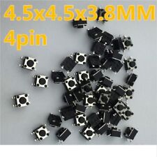 S18 -10 Stk.SMD  Mini-Taster Kurzhubtaster Mikrotaster 4,5x4,5x3,8 mm 0,05A -12V