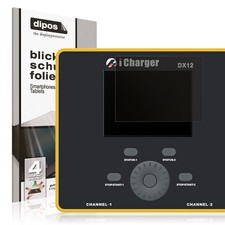 Blickschutzfolie für Junsi iCharger DX12 matt Schutzfolie Folie Display Schutz