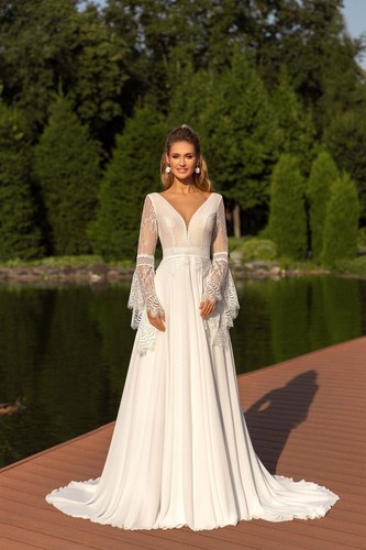 Brautkleid angelo litrico mit - brautkleid,