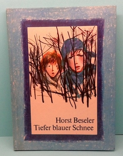 Tiefer blauer schnee - tiefer,