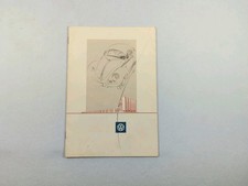 Sehr schöner Prospekt VW Käfer Brezel/Split Window von 10/1952, 8 Seiten, gut