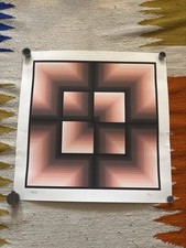 Window Motif Siebdruck Jürgen Peters 70x70cm Signiert Limitiert