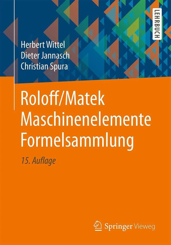 Roloff matek maschinenelemente - roloff/matek,