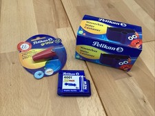 Pelikan Set Wasserbox, Griffix Ersatzkappe, Snap Pack 4001 Neu