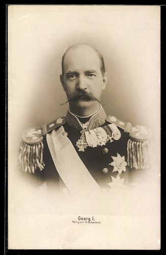 Ansichtskarte könig georg - könig, i