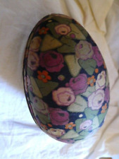 Antikes Jugendstil Papp Ei Stoffbezogen