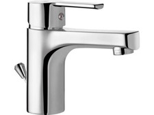 Bad Waschtischarmatur Einhebelmischer inkl. Ablaufgarnitur verchromt