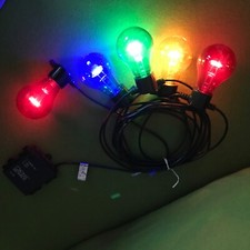 Batteriebetriebene LED-Biergartenkette für den Außenbereich