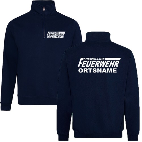 Feuerwehr zip sweatshirt - feuerwehr,