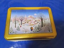 TRUMPF Pralinendose DOSE, Jahr 2002, Motiv J. HAWLE, winterliches Motiv, Sammler