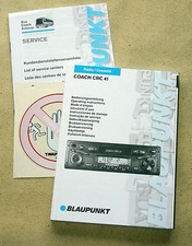 Anleitung BLAUPUNKT coach CRC 41 , Radio, Autoradio, Bedienungsanleitung, Bus