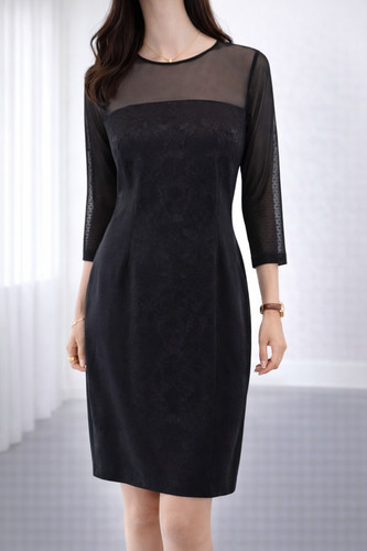 Kleid ana alcazar schwarz - schwarz, 40