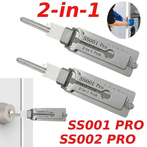 Stainless steel key - 2-in-1,