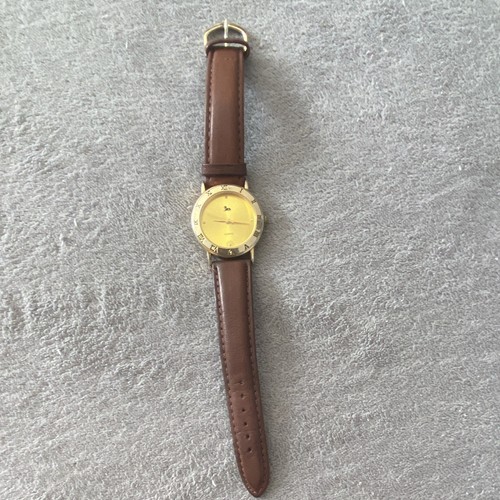 Vintage quarz armbanduhr gold - quarz,